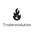 Here's an alt tag for the image: `Traderevolution logo: fire icon`