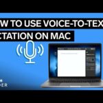 Mac voice-to-text dictation tutorial.